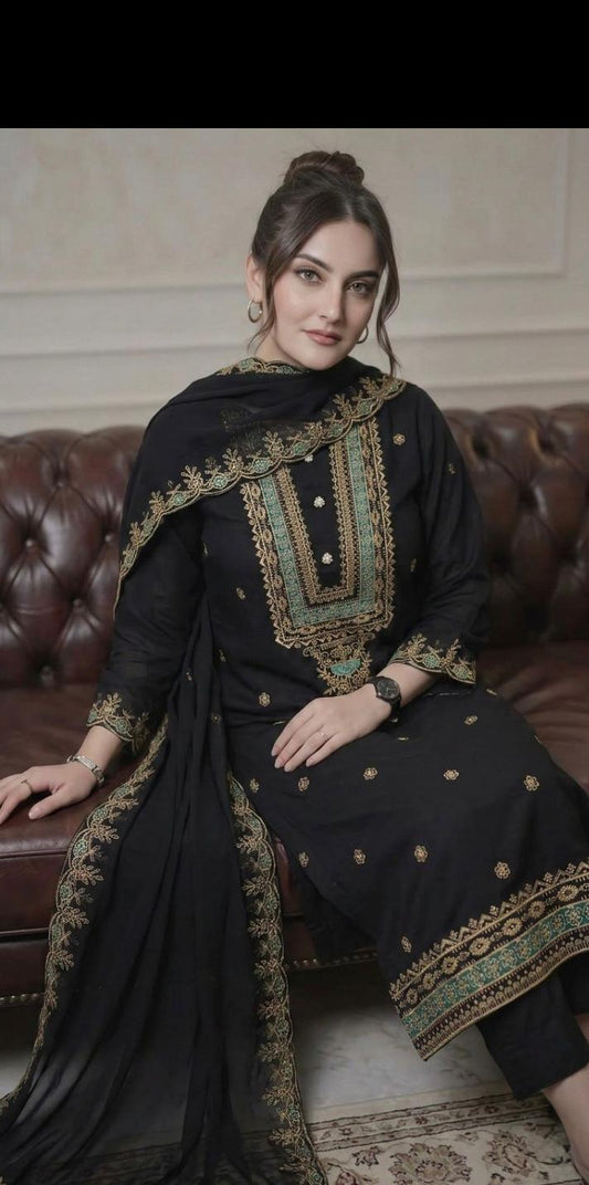 3 piece suit unstitched